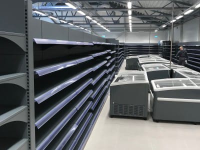 VVN team levererade leveransutrustning och monteringsarbeten i butikskedjans nya butik "TOP" i Sigulda.6
